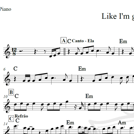 Like I'm gonna lose you - Meghan Trainor - Piano