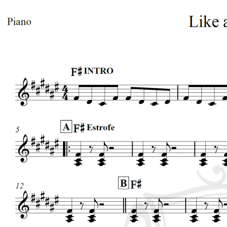 Like a Virgin - Madonna - Cifra