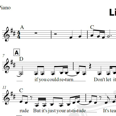 Linger - The Cramberries - Piano/Vocal