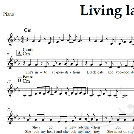 Living la vida loca - Rick Martin - Piano/Vocal
