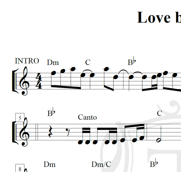 Love by grace - Lara Fabian - Piano