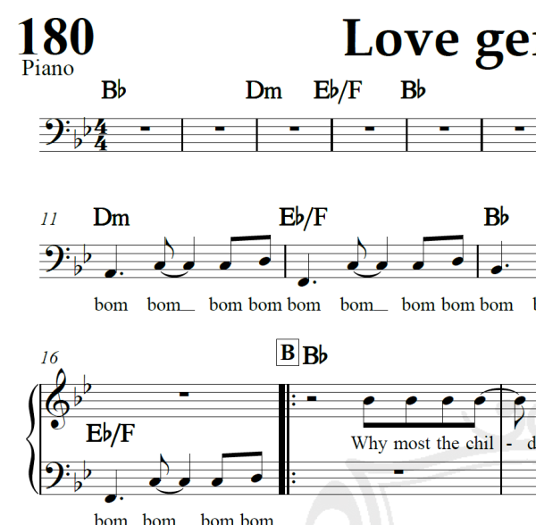 Love generation - Bob Sinclair - Arranjo Coral