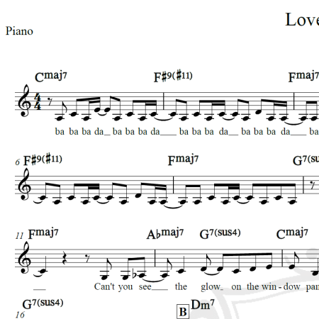 Love on Top - Beyonce - Piano/Vocal