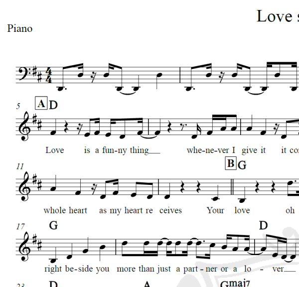 Love someone - Jason Mraz - Piano/Vocal