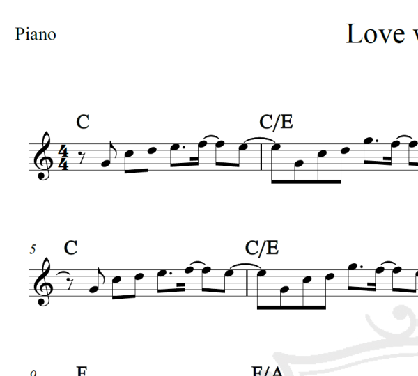 Love walks in - Van Halen - Piano