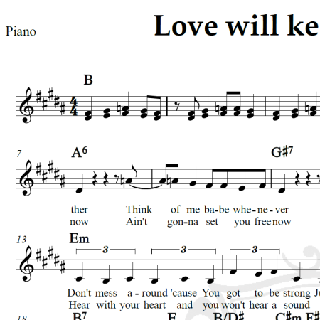 Love will keep us together - Captain e Tenille - Piano/Vocal