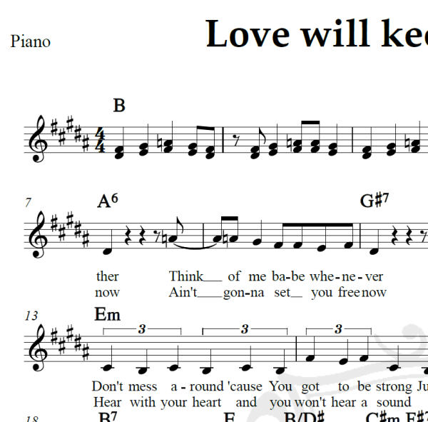 Love will keep us together - Captain e Tenille - Piano/Vocal