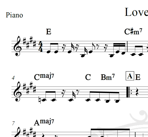 Lovely day - Bill Withers - Piano/Vocal