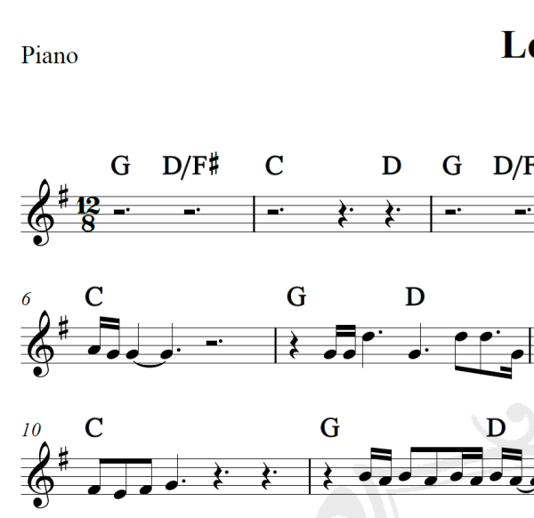 Lover - Taylor Swift - Piano