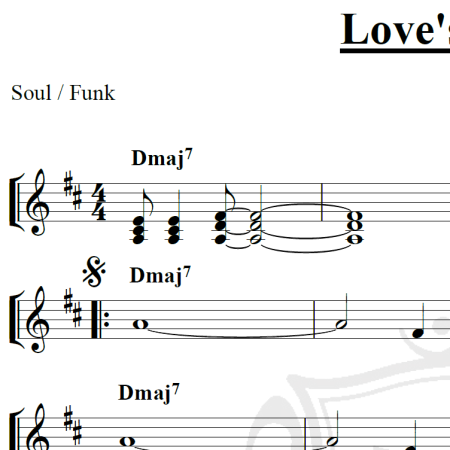 Love's Theme - Barry White - Piano