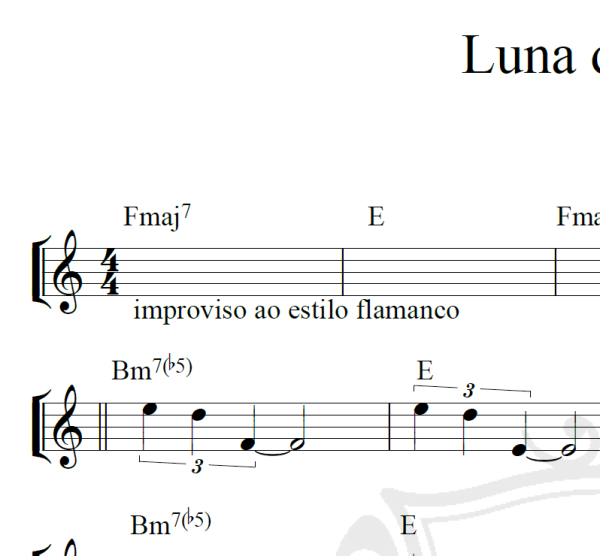 Luna de Paris - Piano