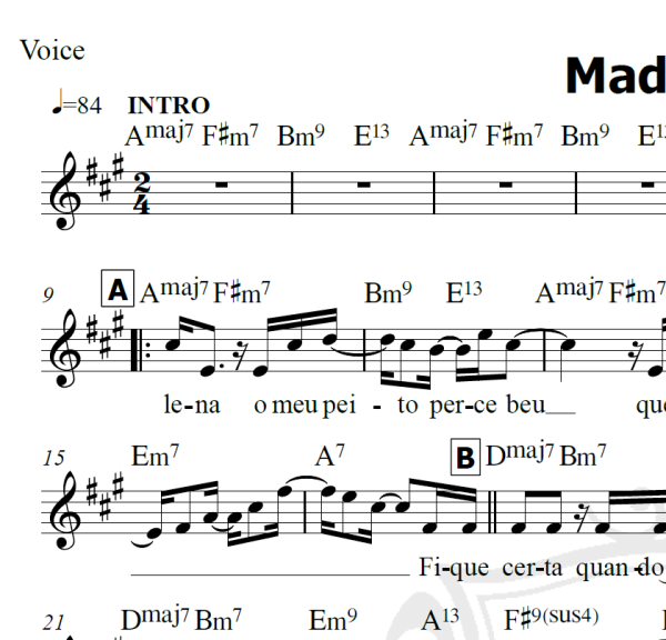 Madalena - Ivan Lins - Piano/Vocal