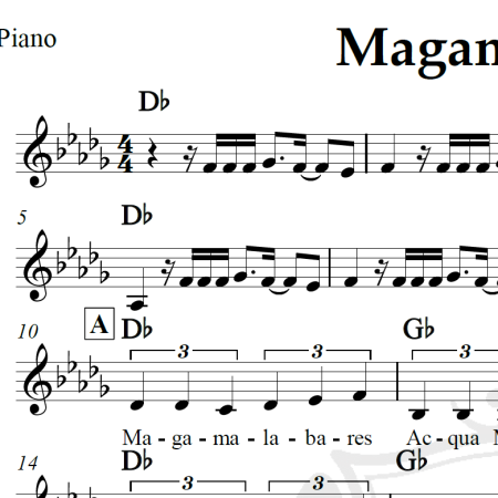 Magamalabares - Marisa Monte - Piano/Vocal