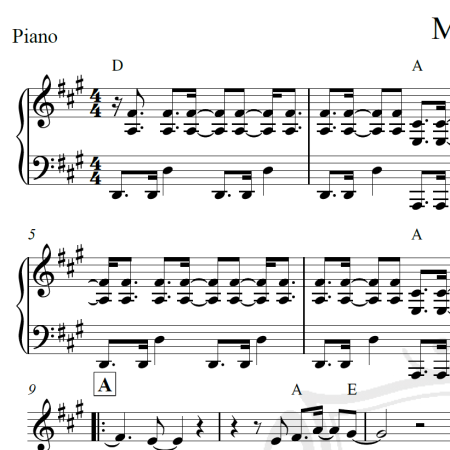 Magic - Coldplay - Piano