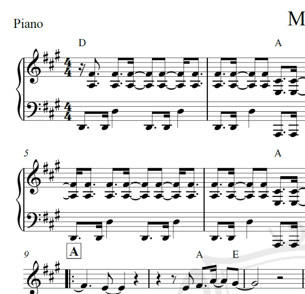 Magic - Coldplay - Piano