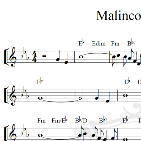 Malinconica Luna - Piano