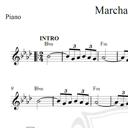 Marcha do Buda - Piano