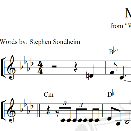 Maria (West side story) - Piano