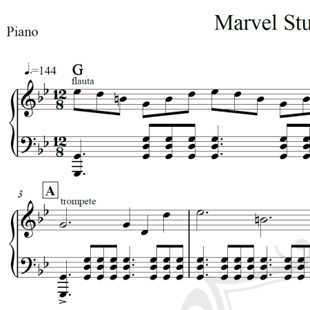 Marvel Studios Fanfarre - Piano