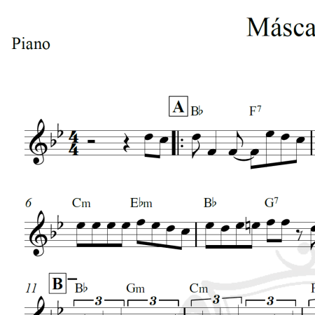 Máscara Negra - Zé Keti - Piano