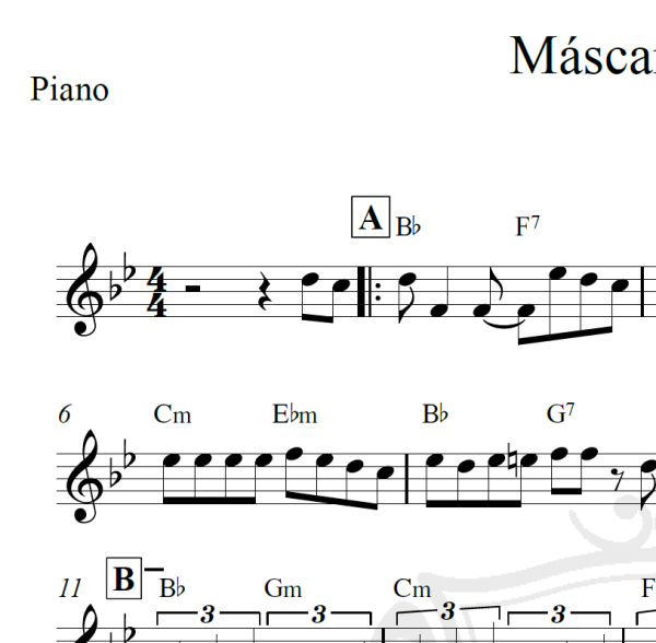 Máscara Negra - Zé Keti - Piano