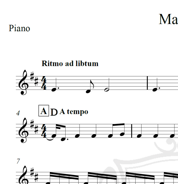 Matilda - Alt-J - Piano