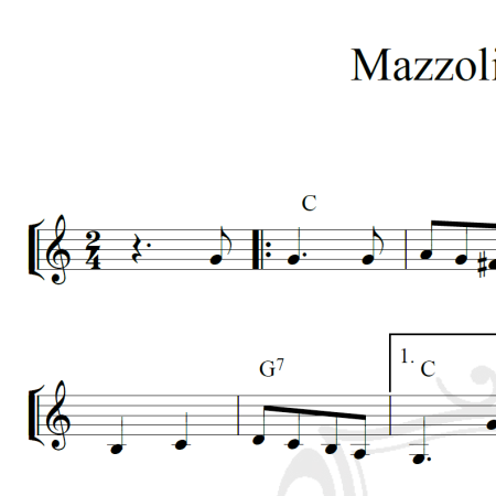 Mazzolin di Fiori - Piano