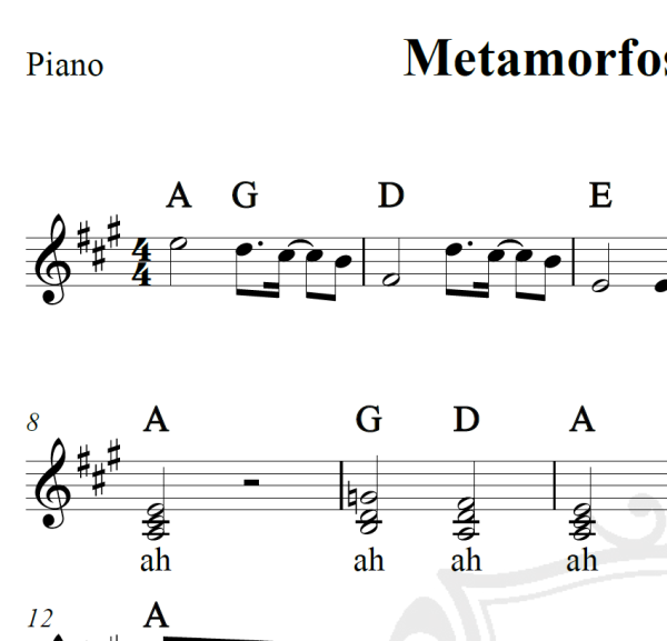 Metamorfose ambulante - Raul Seixas - Piano/Vocal