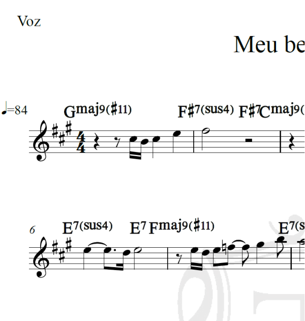 Meu bem querer - Djavan - Piano/Vocal