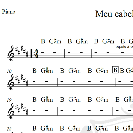 Meu cabelo duro é assim - Chiclete com Banana - Cifra