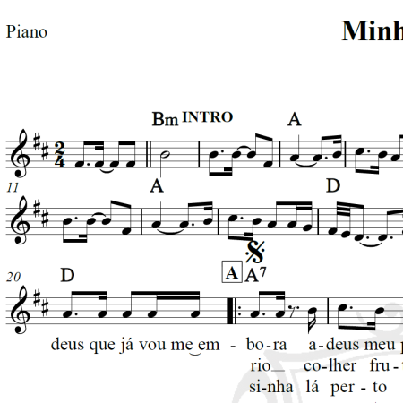 Minha gente - Roberto Leal - Piano/Vocal