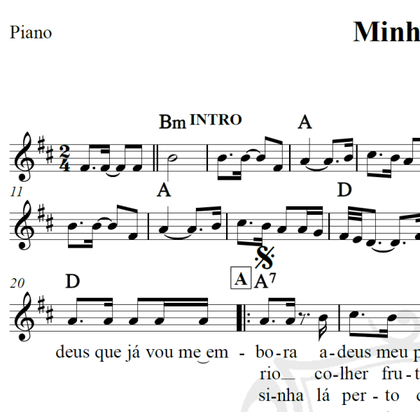 Minha gente - Roberto Leal - Piano/Vocal