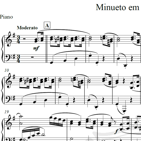 Minueto em Sol Maior (nº 2) - Beethoven - Piano