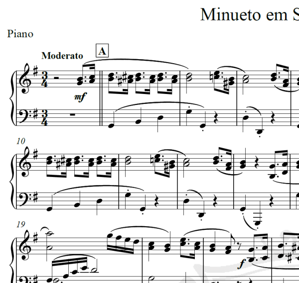Minueto em Sol Maior (nº 2) - Beethoven - Piano