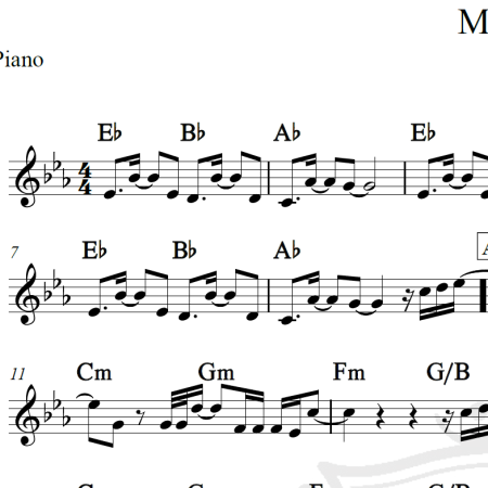 Mirrors - Justin Timberlake - Piano