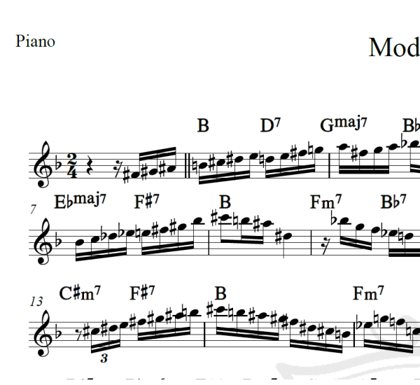 Modulando - Dominguinhos - Piano
