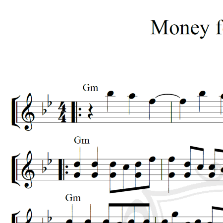 Money for nothing - Dire Streets - Piano