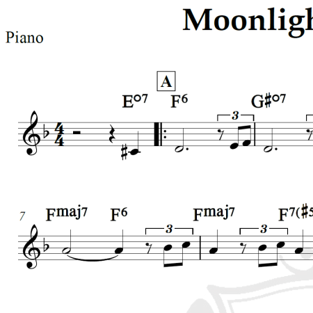 Moonlight Serenade - Glenn Miller - Piano