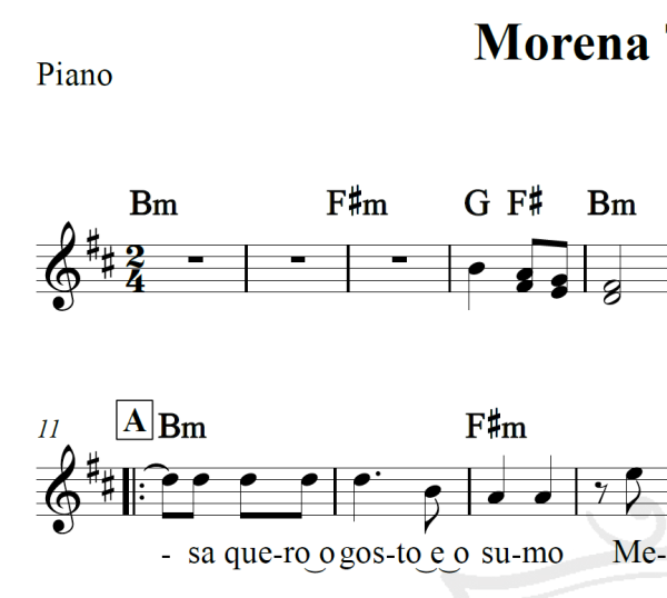 Morena Tropicana - Alceu Valença - Piano/Vocal