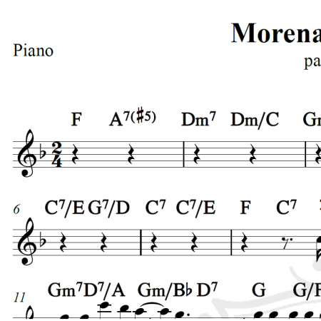 Morena de Angola - Chico Buarque - Piano