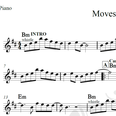 Moves like Jagger - Marron 5 - Cifra