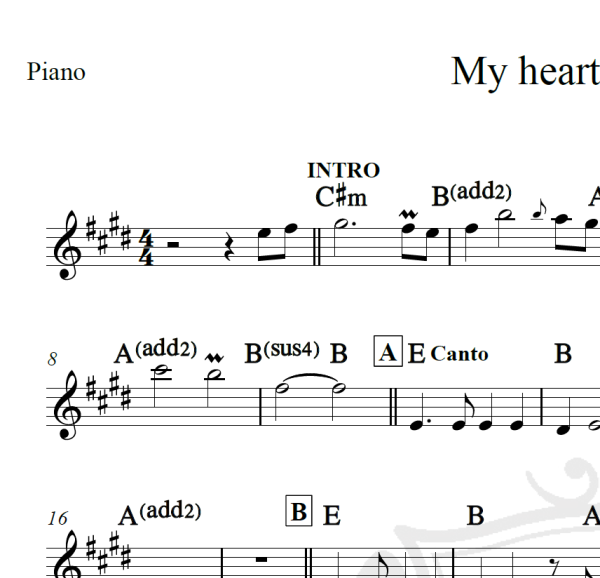 My heart will go on - Celine Dion - Piano