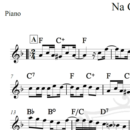 Na Glória - Piano