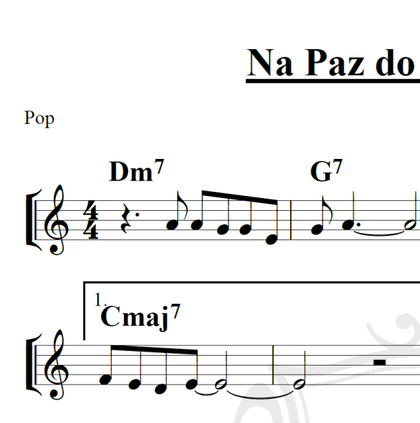 Na Paz do Seu Sorriso - Roberto Carlos - Piano