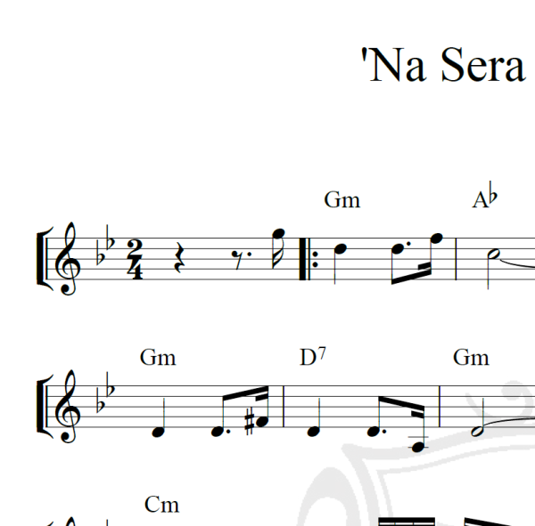 'Na Sera 'e Maggio - Piano