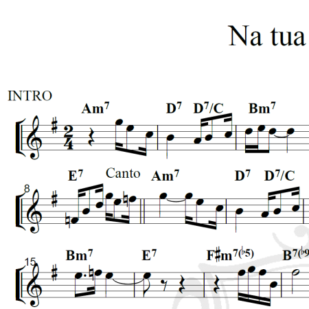 Na tua ausência - Piano