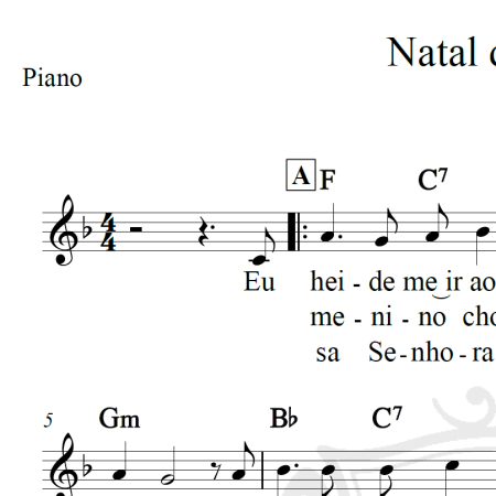 Natal de Elvas - Piano/Vocal