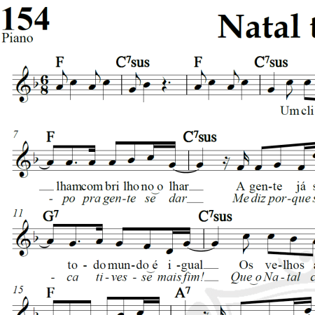 Natal todo dia - Roupa Nova - Piano/Vocal