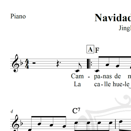 Navidad Navidad (Jingle Bells) - Piano/Vocal