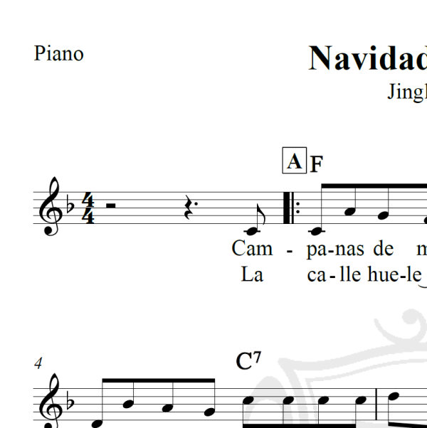 Navidad Navidad (Jingle Bells) - Piano/Vocal